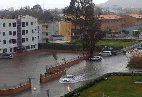 überflutete carrer